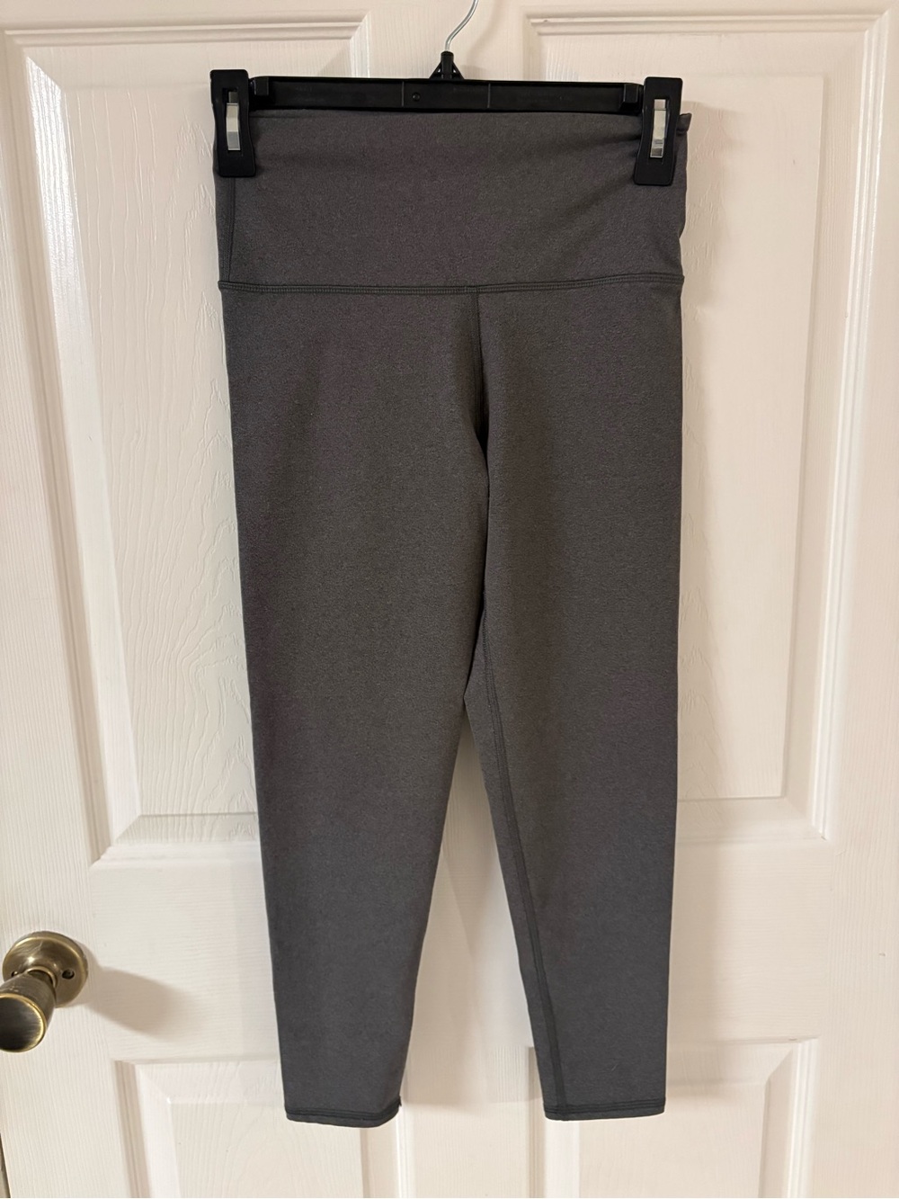 NEW aerie Charcoal Gray High-Waist Active Leggings SMALL SHORT